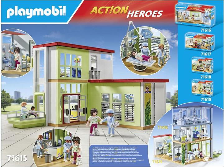 Actual product image Playmobil Modern hospital (71615, Playmobil Action Heroes)