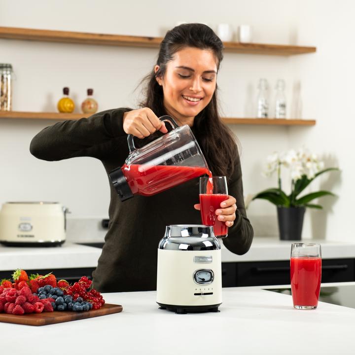 Produktbild Westinghouse Retro Standmixer mit Glasbehälter (600 W)