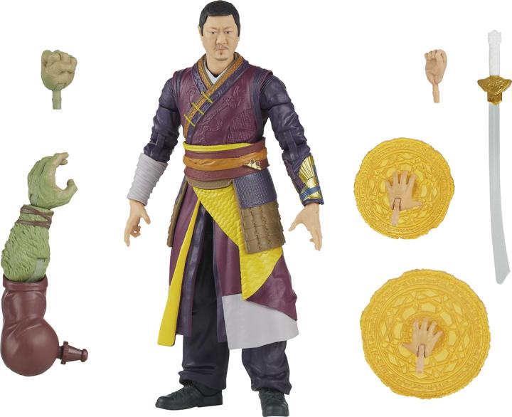 Produktbild Hasbro Legends Series Marvel’s Wong Sammelfigur (15 cm), 4 Accessoires und 1 Build-A-Figure Element