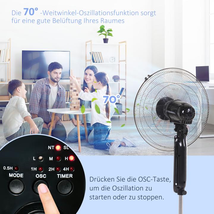 Produktbild Homcom Standventilator mit Fernbedienung
