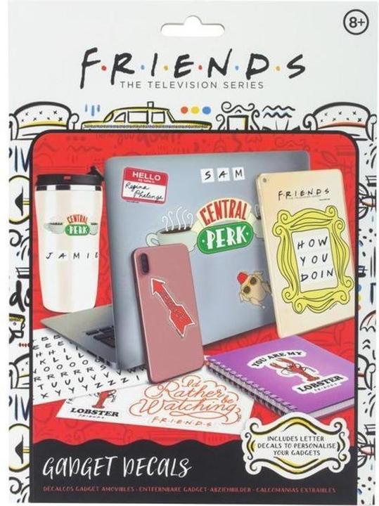 Actual product image Motif sticker Friends 4 sheets, motifs and letters