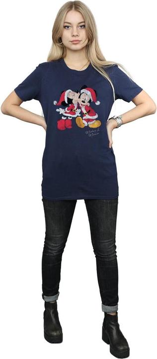 Image du produit Disney - T-shirt MICKEY AND MINNIE CHRISTMAS KISS - Femme (3XL)