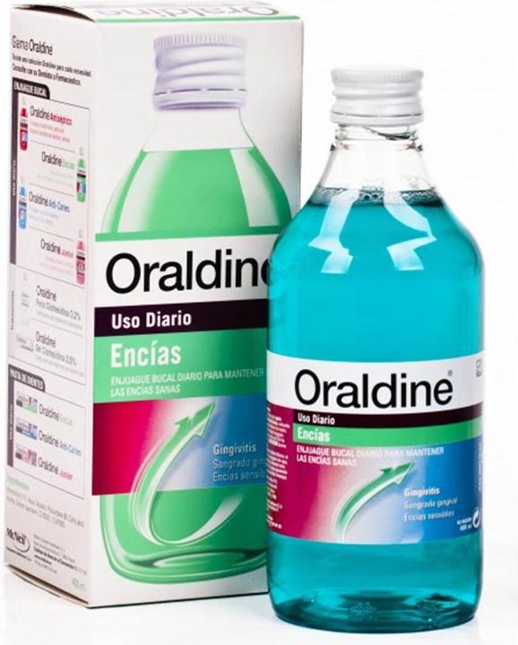 Produktbild Johnson & Johnson Oraldine Zahnfleisch Mundwasser 400ml (400 ml, Mundwasser)