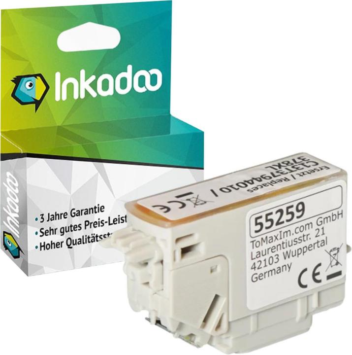 Image du produit Inkadoo Cartouches d'impression compatibles avec Epson C13T37944010 / 378XL cartouche d'encre, jaune jaune (Y)