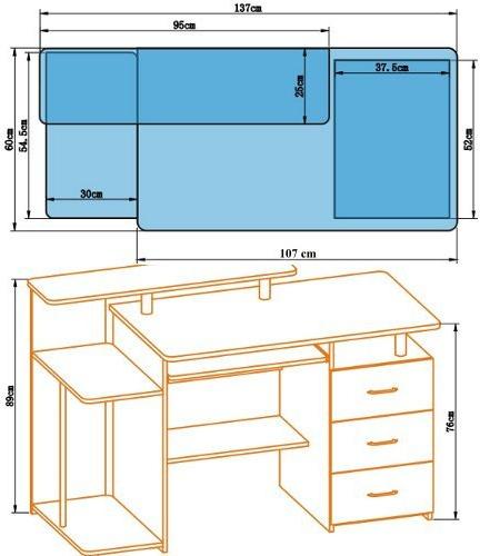 Immagine prodotto Hjh Office Stella (89 x 137 x 60 cm)
