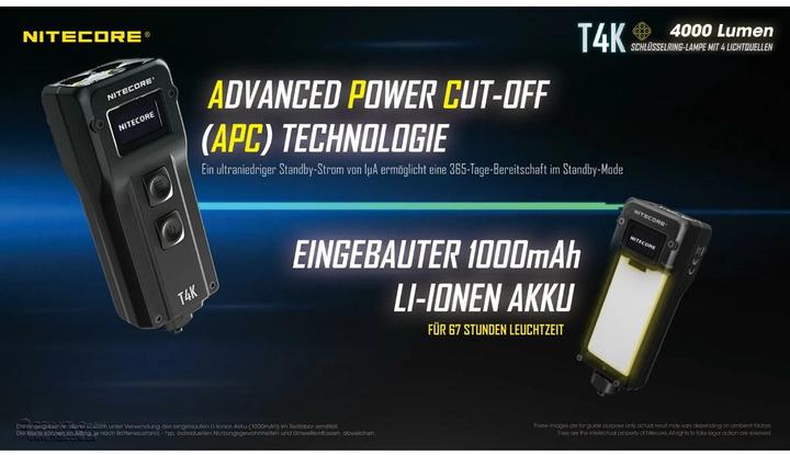 Immagine prodotto Nitecore T4K - 4000 lumen (8.20 cm, 4000 lm)
