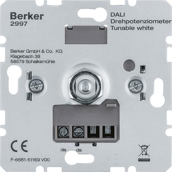 Actual product image Berker DALI rotary potentiometer 2997 Tunable white