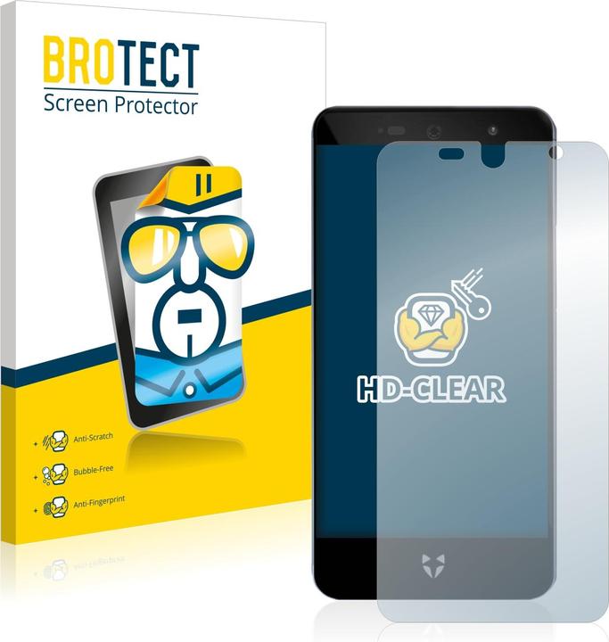 Actual product image BROTECT Screen Protector Clear (2 Piece, Wileyfox Swift 2X)