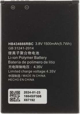 Produktbild Huawei HB434666RBC Battery for 1500mAh Li-Pol (OEM)