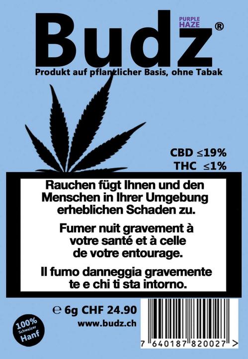 Immagine prodotto Budz Haze Porpora (6 g, Interno)
