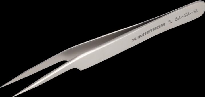 Produktbild Bahco Edelstahl Pinzette ESD geschützt Säurebeständig, Spitze Gebogen, Fein, 115 mm