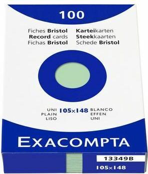 Produktbild Exacompta Karteikarten (A6, 205 g/m², 100 x)