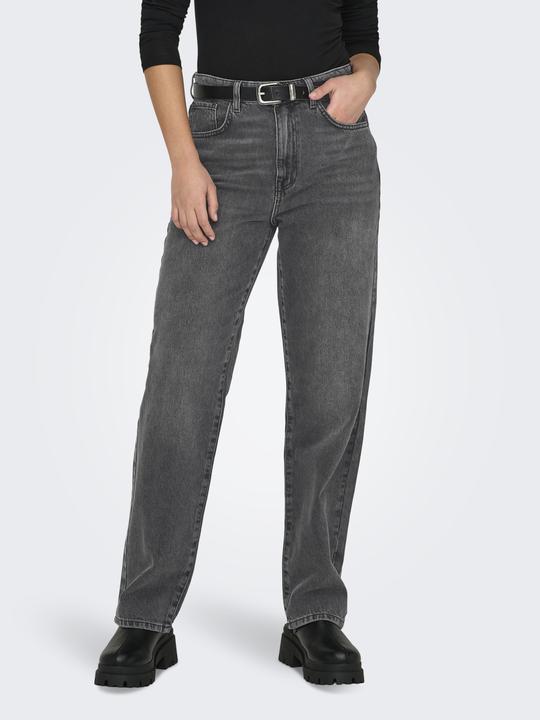 Actual product image Only Straight cut medium waist jeans Straight fit jeans (W30/L32)