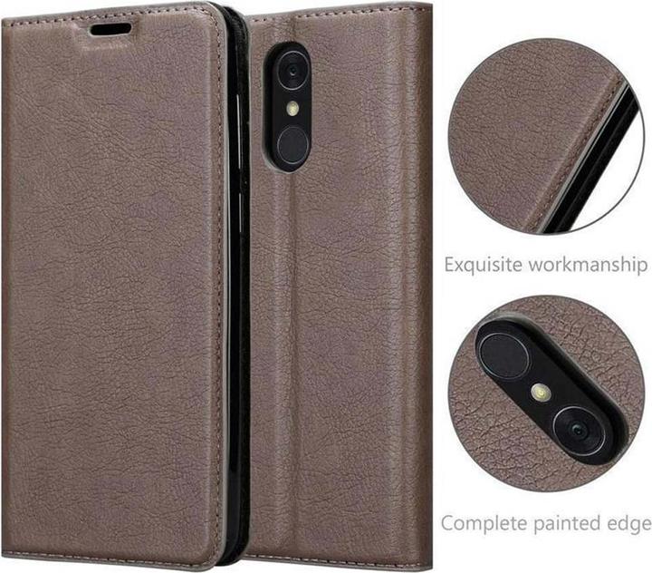Actual product image Cadorabo Book Invisible Magnet Cover (LG Q7a)