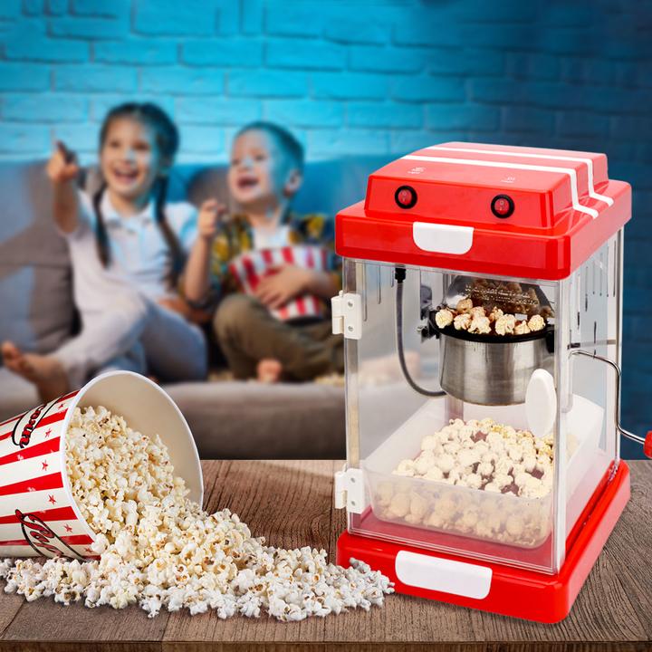 Produktbild Casativo Popcorn-Maschine im roten Retro-Look