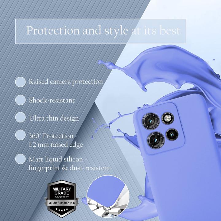 Immagine prodotto Cadorabo Custodia per Motorola Moto Edge 50 Neo TPU Liquid Silicone Case (Motorola Edge 50 Neo)