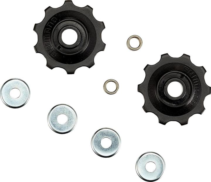 Actual product image Shimano Tourney guide + tensioner pulley set of 10 pairs