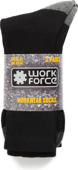Image du produit Work Force Chaussettes Classic (pack de 3) (Lot de 3, 39.5 - 45.5)