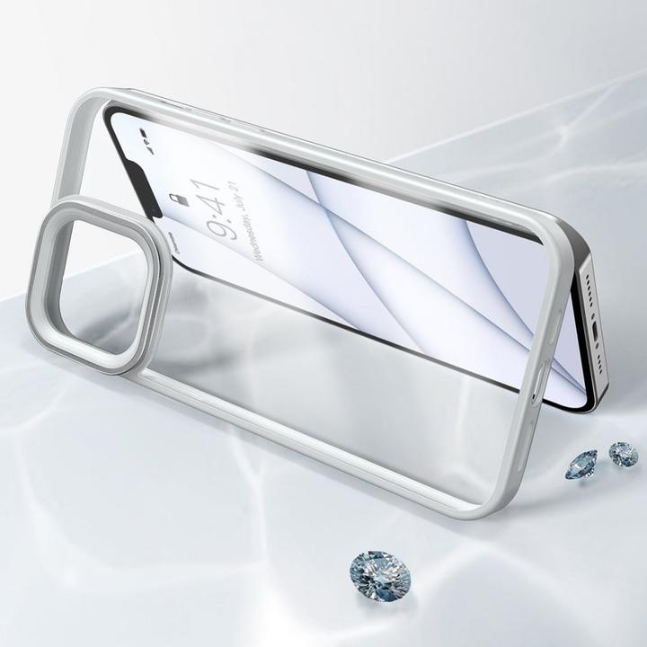Produktbild Baseus Crystal Phone Case For iP 6.1 Pro inch 2021 French grey (Apple iPhone 13 Pro)