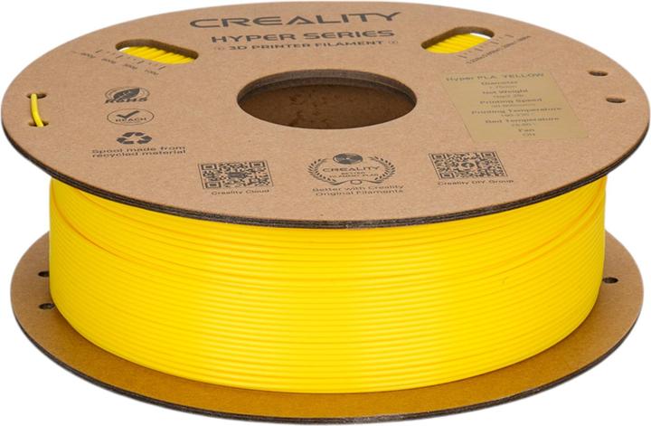 Actual product image Creality Hyper PLA - 1.75mm - 1kg (PLA, 1.75 mm, 1000 g, Yellow)