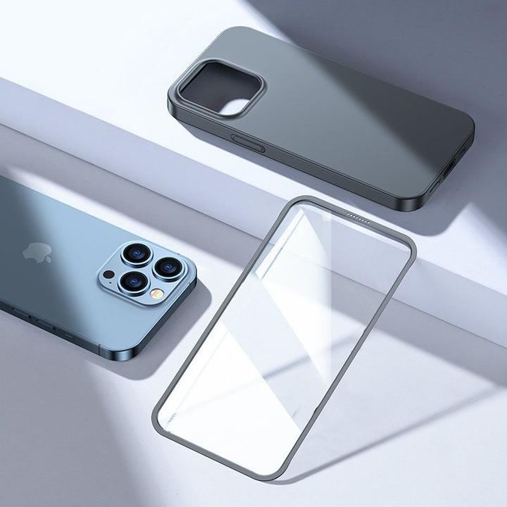 Produktbild Joyroom 360 Full Case front and back cover for iPhone 13 Pro Max + tempered glass screen protector g (Apple iPhone 13 Pro Max)