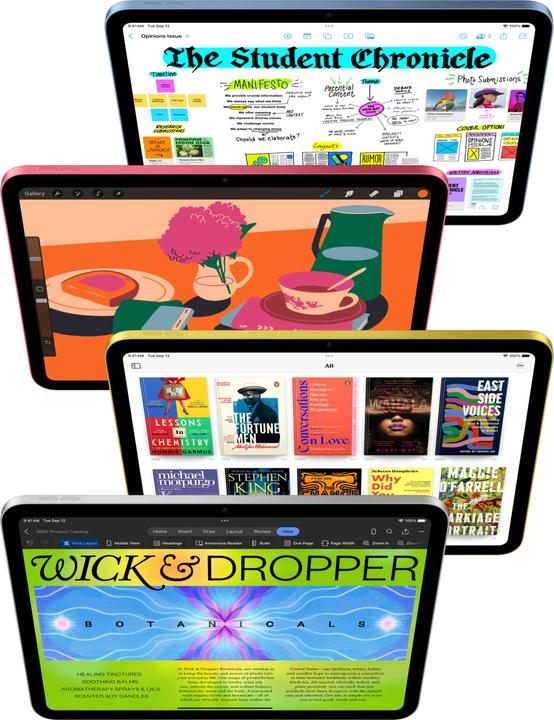 Produktbild Apple iPad 2022 (10. Gen) (nur WLAN, 10.90", 64 GB, Yellow)