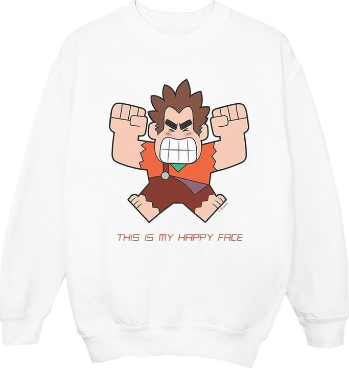 Produktbild Disney Wreck It Ralph Happy Face Sweatshirt Mädchen (140, 146)