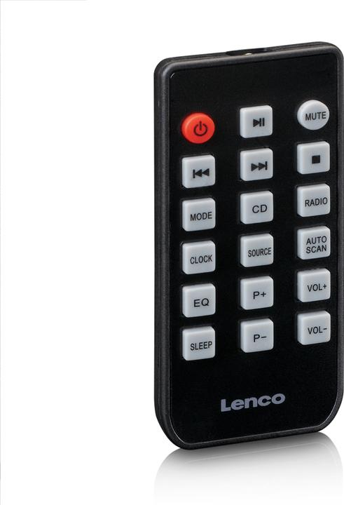 Image du produit Lenco MC-030BK (Bluetooth, Lecteur de CD, 2x 10 W)