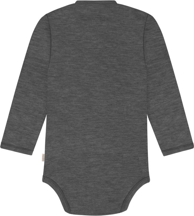 Actual product image Normani Set of 3 baby body wrap long sleeve toddler bodysuit made from merino wool - 9357 (50)