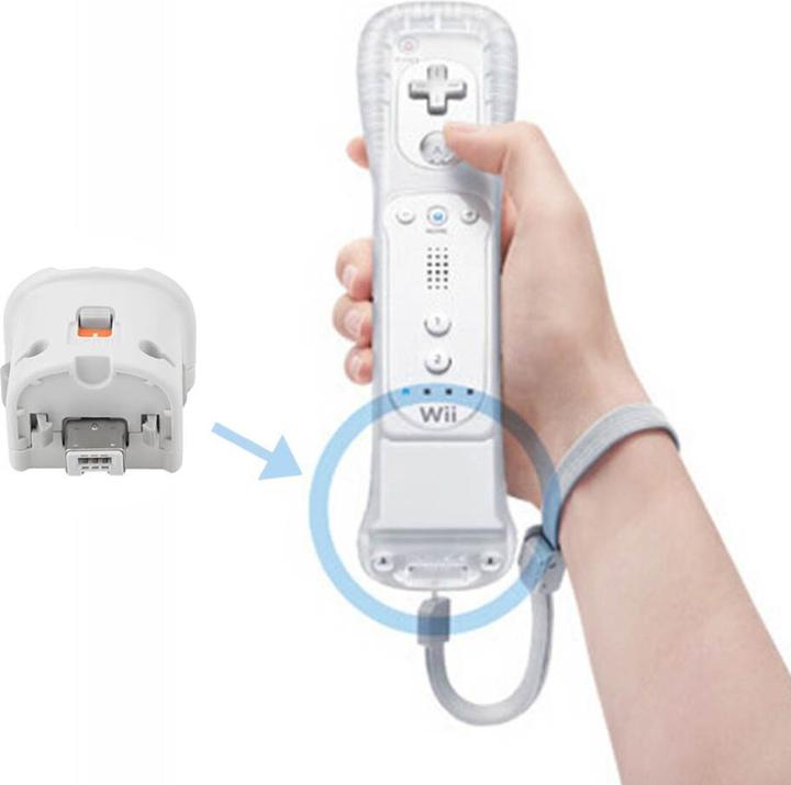 Produktbild JTI Motion Plus-Adapter für Nintendo Wii-Fernbedienung - Weiss