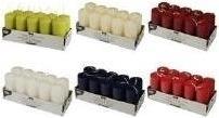 Produktbild Papstar Stumpenkerzen, 40 mm, dunkelblau, 10er Pack Durchmesser: 40 mm, Höhe: 90 mm, Brenndauer: ca. 9 St... (10 Stk.)