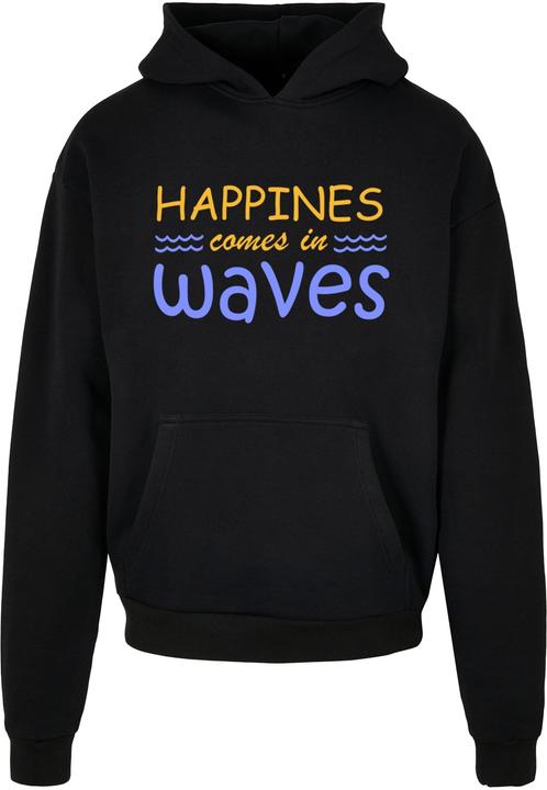 Produktbild Merchcode Summer - Happines comes in waves Ultra Heavy Hoody - 112305 (M)