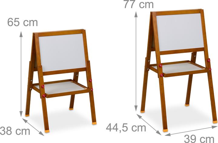 Actual product image Relaxdays Children's easel