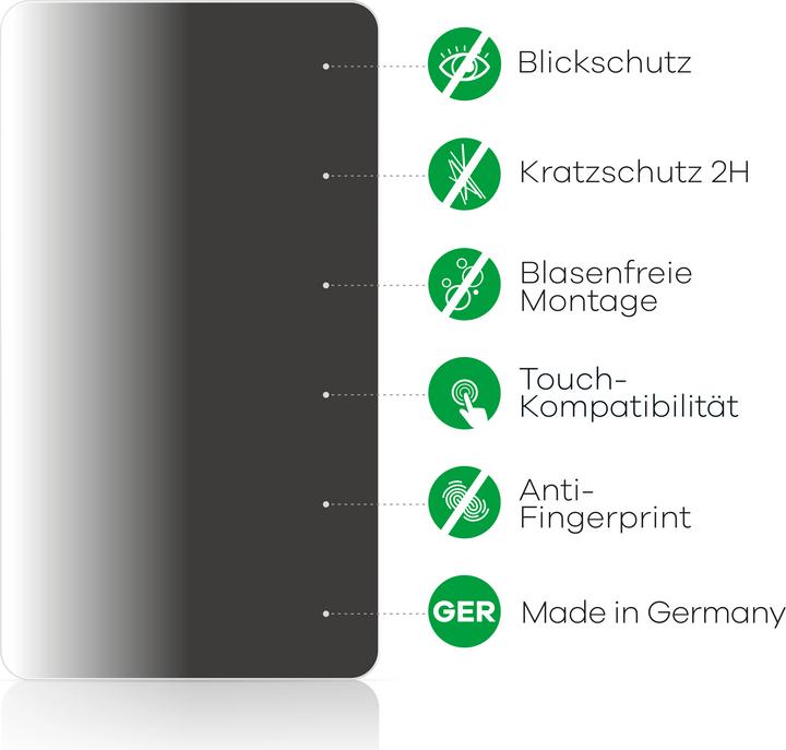Productafbeelding upscreen Spy Shield Privacy Beschermer (1 Stuk, Apple iPhone 15 Pro Max)
