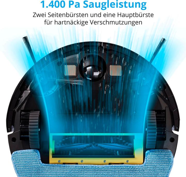 Actual product image Medion S15 SW Robot vacuum cleaner (50070905) (Robot vacuum)