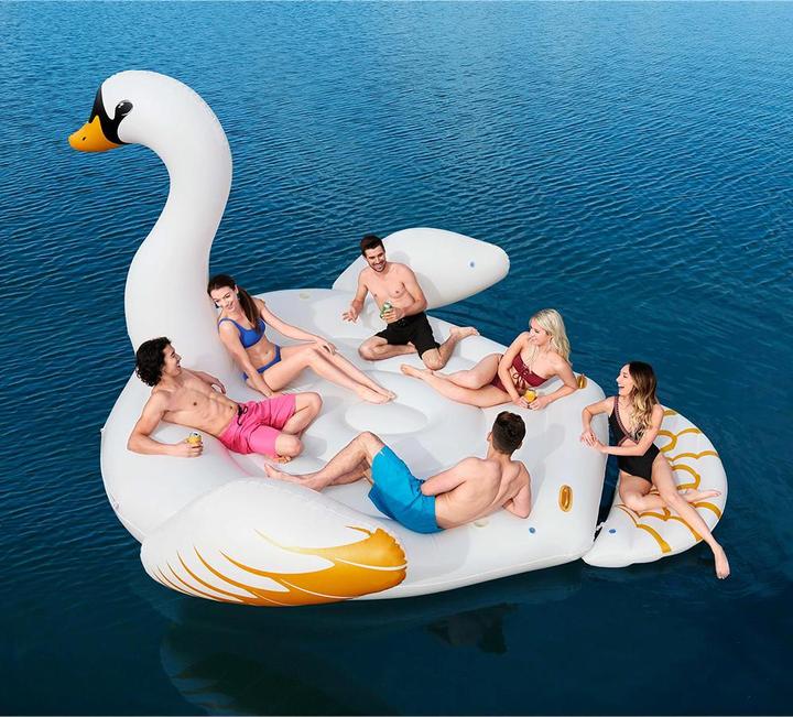 Actual product image Bestway Giant Swan Party Island