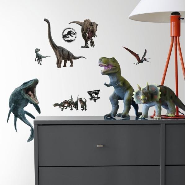Productafbeelding Roommates Jurassic World Fallen Kingdom Peel And Stick Muurstickers