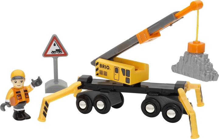 Image du produit Brio Railway 33734 Nouveau set de grue avec figurine