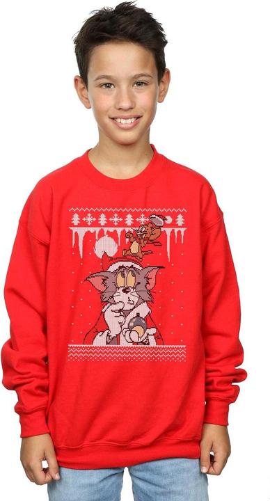 Image du produit Tom & Jerry - Sweat CHRISTMAS FAIR ISLE - Garçon (152, 158)