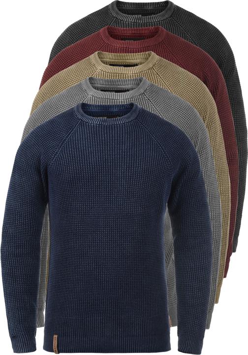 Immagine prodotto Indicode Rockford Maglione In Maglia Grossa Pullover Maglieria Da Uomo Con Girocollo In Cotone 100% (XL)
