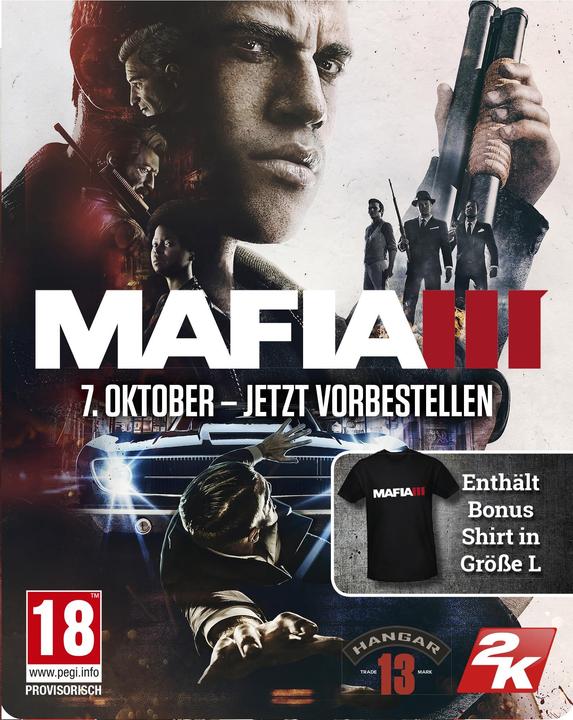 2K Games Mafia 3 + exklusives T-Shirt (L)