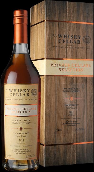 Actual product image The Whisky Cellar Dalrymple House Malt 100° Proof, 10y