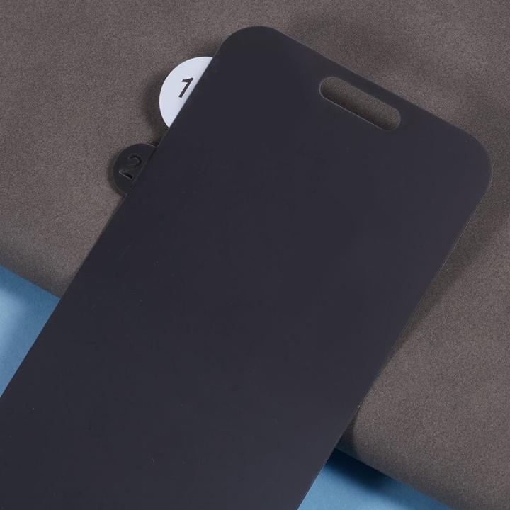 Actual product image Cover-Discount iPhone 16 Plus - PET Privacy Anti-Spy screen protector (1 Piece, Apple iPhone 16 Plus)