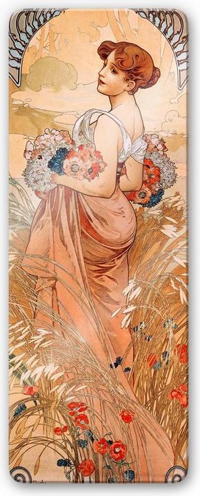 Immagine prodotto Trenddeko Mucha - Stagioni: L'estate 1900 (40 x 100 cm)