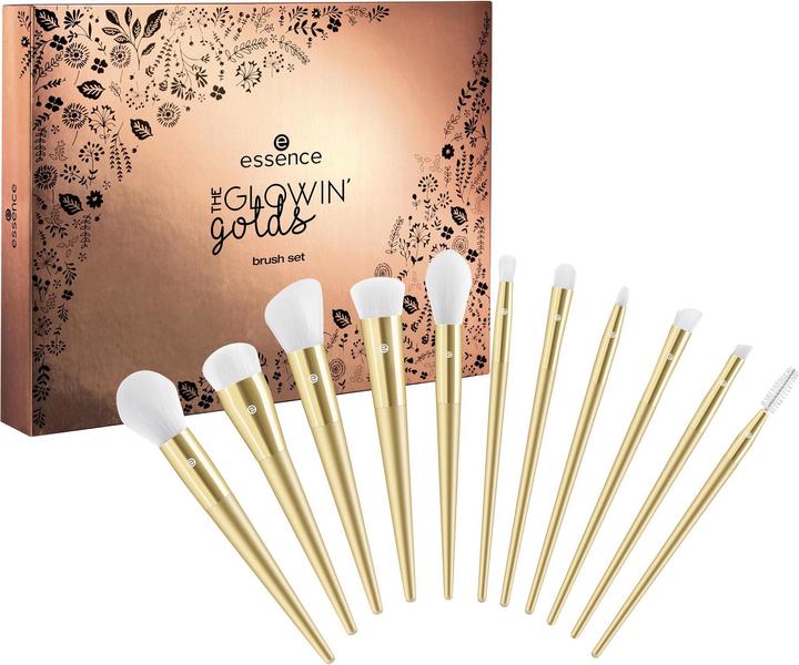 Actual product image essence Brush set The Glowin' golds 11 pieces (Set)