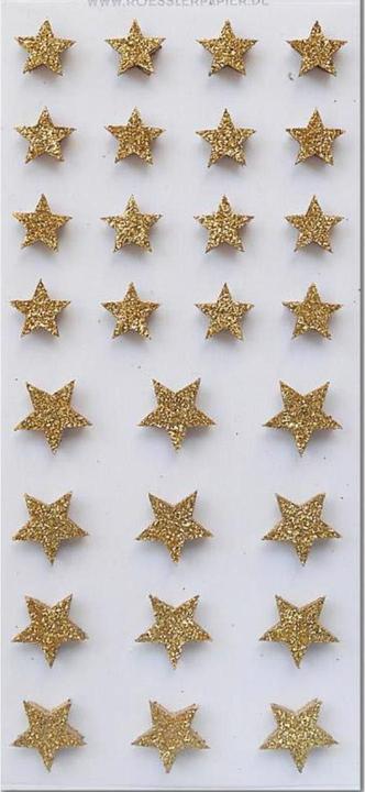Actual product image Rössler Christmas sticker stars 1 sheet, gold