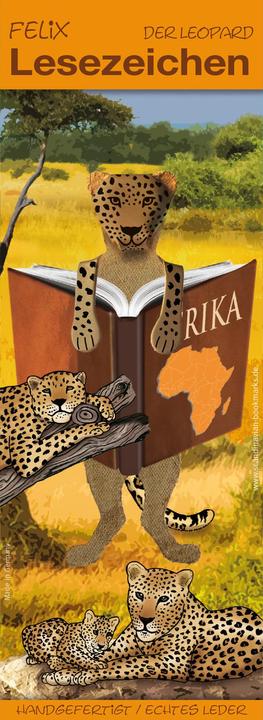 Scandinavian Bookmarks Leopard bookmark