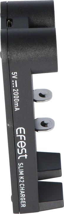 Immagine prodotto Efest SLIM K2 2-Schacht Li-Ion-Akkuladegerät (1 pz., Batteria + Caricabatterie)