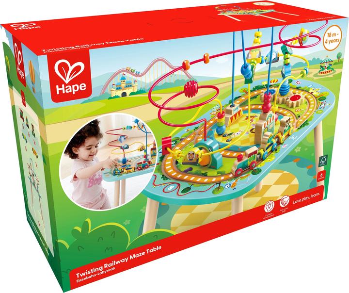 Actual product image Hape Railway labyrinth