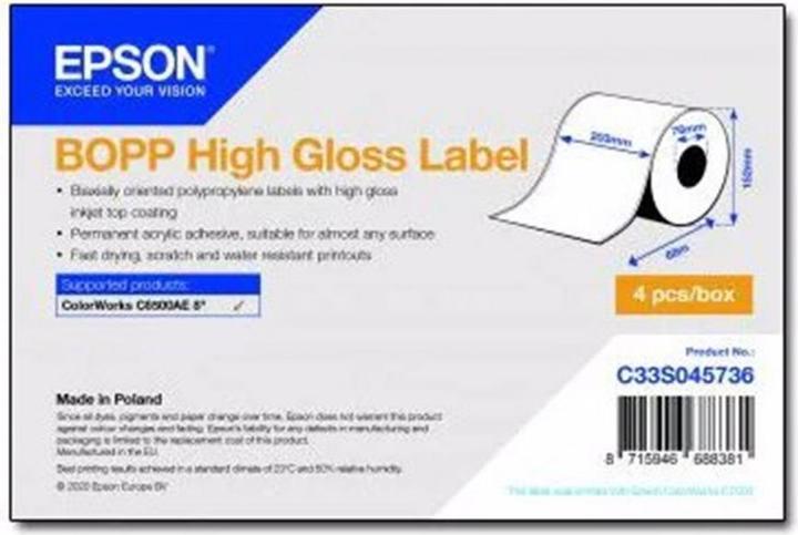 Actual product image Epson BOPP High Gloss (W)